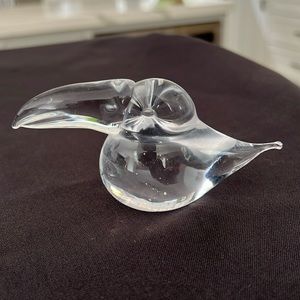Vintage Clear Murano Glass
ICET Bird Figurine